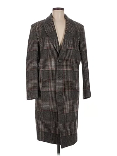 Pre-owned Assorted Brands Coat In Gray