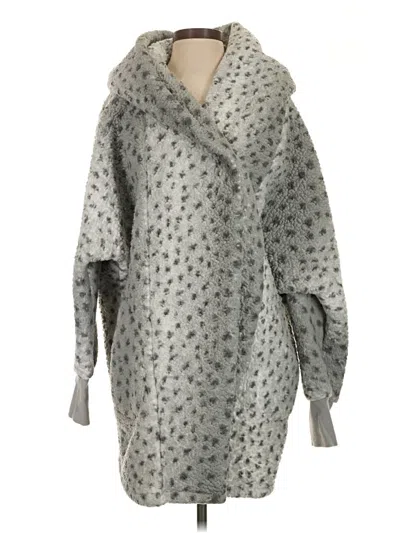 Pre-owned Assorted Brands Coat In Gray