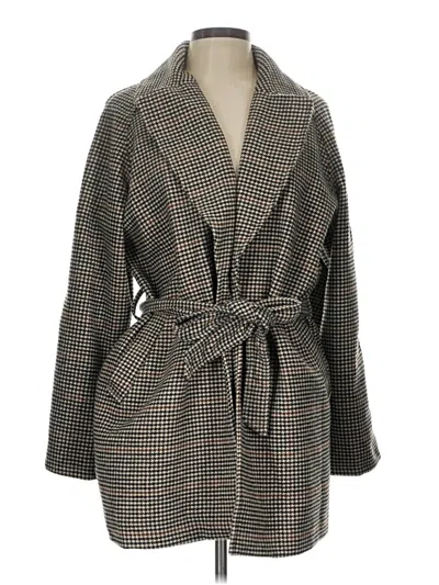 Pre-owned Assorted Brands Coat In Gray