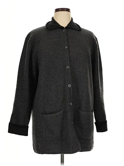 Pre-owned Assorted Brands Coat In Gray
