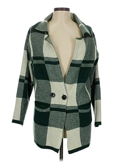 Pre-owned Assorted Brands Coat In Green