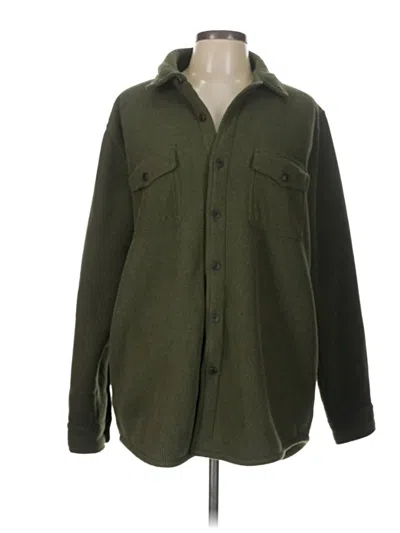 Pre-owned Assorted Brands Coat In Green