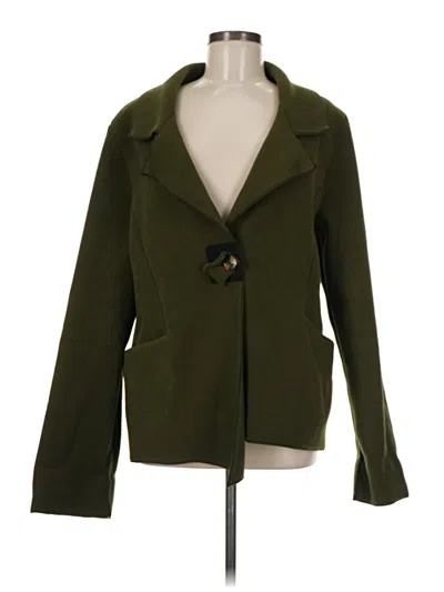 Pre-owned Assorted Brands Coat In Green