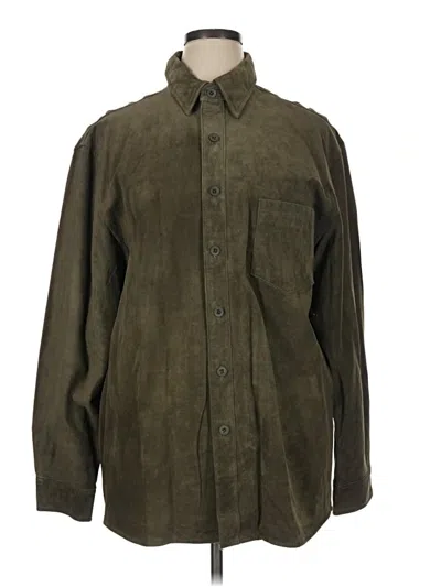 Pre-owned Assorted Brands Coat In Green