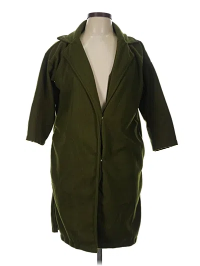 Pre-owned Assorted Brands Coat In Green