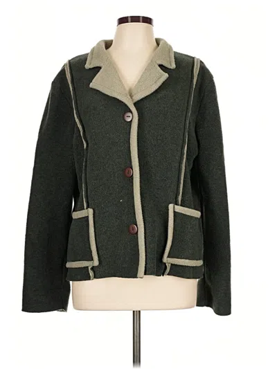 Pre-owned Assorted Brands Coat In Green