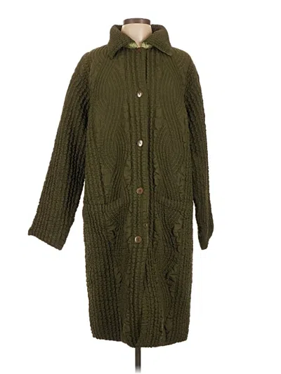 Pre-owned Assorted Brands Coat In Green