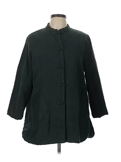 Pre-owned Assorted Brands Coat In Green