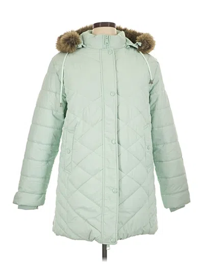 Pre-owned Assorted Brands Coat In Green