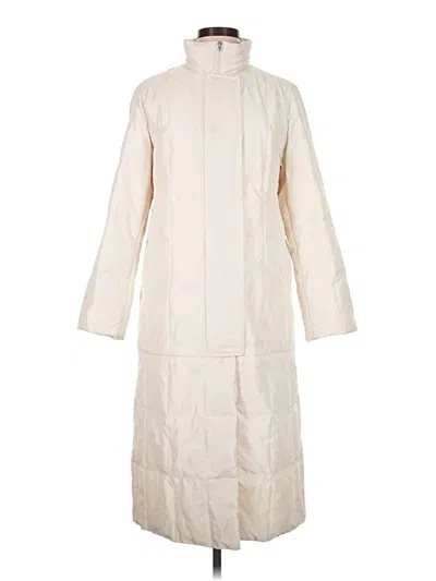 Pre-owned Assorted Brands Coat In Ivory
