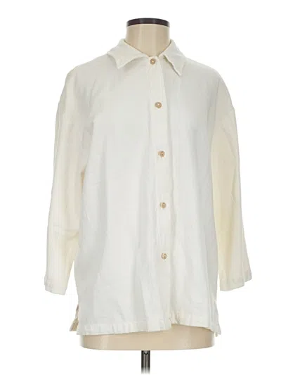 Pre-owned Assorted Brands Coat In Ivory