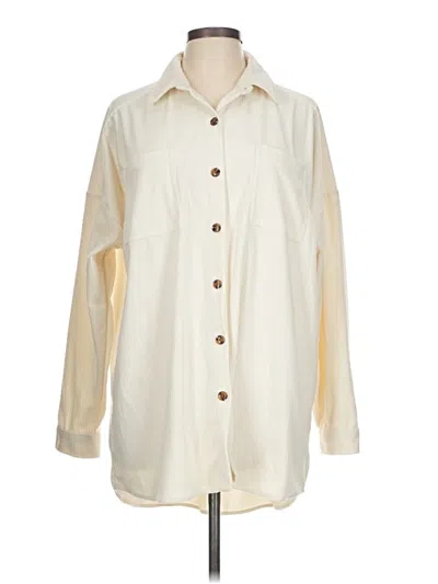Pre-owned Assorted Brands Coat In Ivory