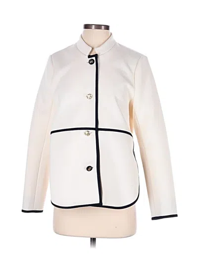 Pre-owned Assorted Brands Coat In Ivory