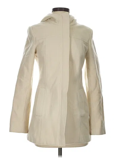 Pre-owned Assorted Brands Coat In Ivory