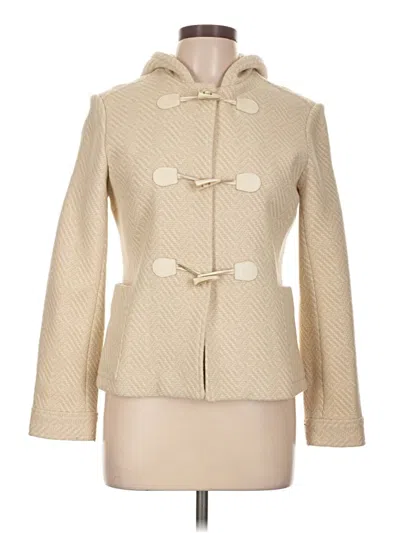 Pre-owned Assorted Brands Coat In Ivory
