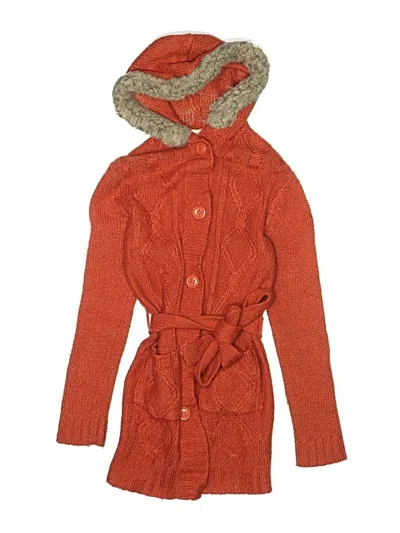 Pre-owned Assorted Brands Kids' Coat In Orange