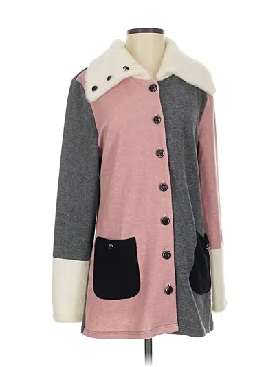 Pre-owned Assorted Brands Coat In Pink