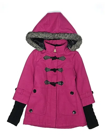 Pre-owned Assorted Brands Kids' Coat In Pink