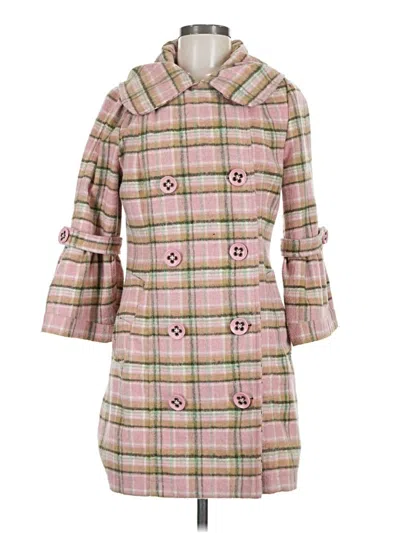 Pre-owned Assorted Brands Coat In Pink