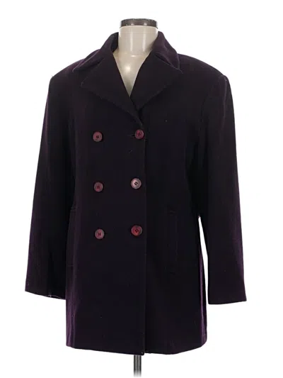 Pre-owned Assorted Brands Coat In Purple