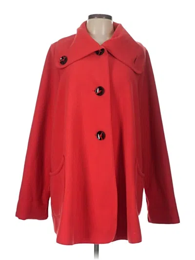 Pre-owned Assorted Brands Coat In Red