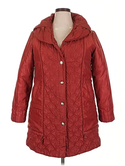 Pre-owned Assorted Brands Coat In Red