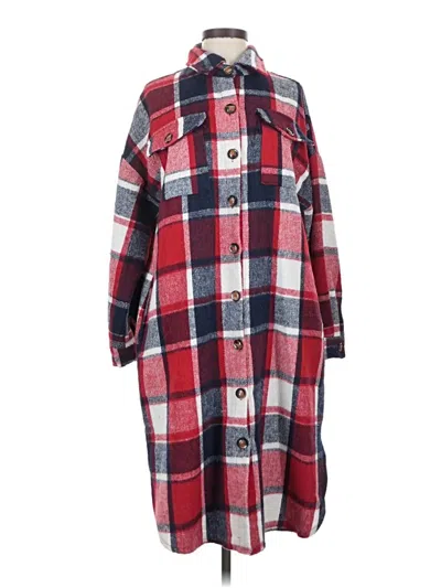 Pre-owned Assorted Brands Coat In Red