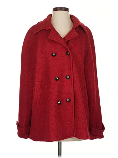 Pre-owned Assorted Brands Coat In Red