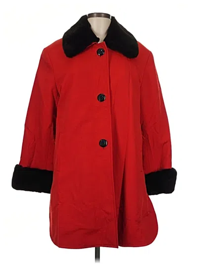 Pre-owned Assorted Brands Coat In Red