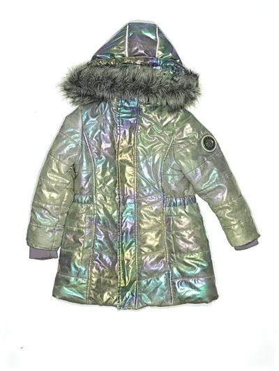 Pre-owned Assorted Brands Kids' Coat In Silver
