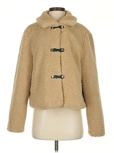 Pre-owned Assorted Brands Coat In Tan