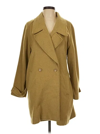 Pre-owned Assorted Brands Coat In Tan