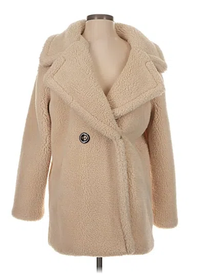 Pre-owned Assorted Brands Coat In Tan