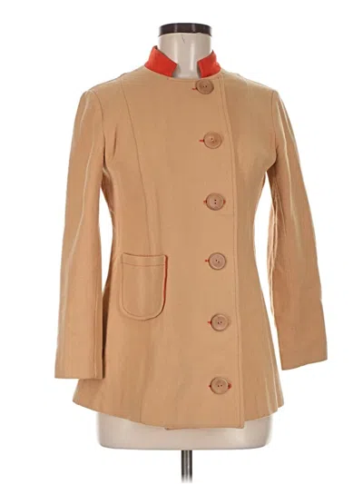Pre-owned Assorted Brands Coat In Tan