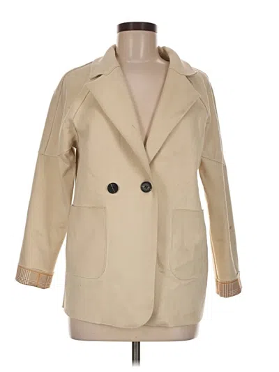 Pre-owned Assorted Brands Coat In Tan