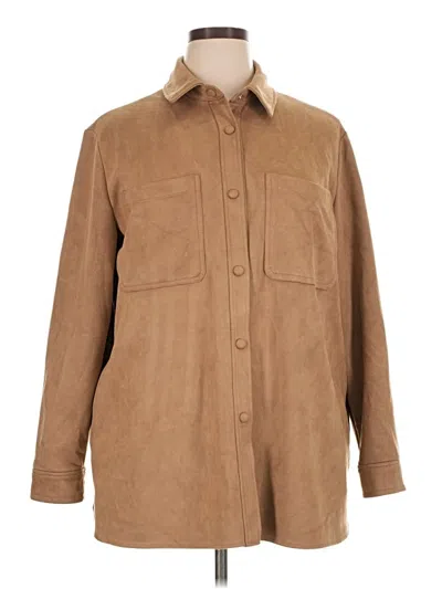 Pre-owned Assorted Brands Coat In Tan