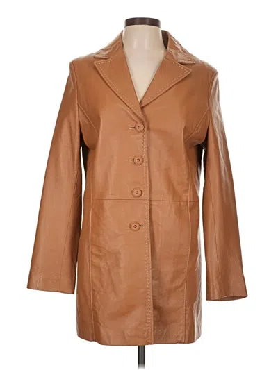 Pre-owned Assorted Brands Coat In Tan