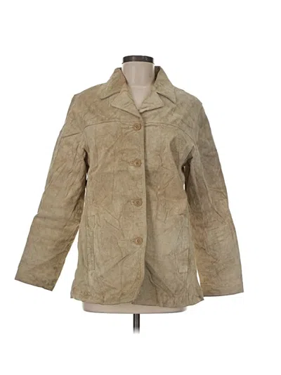 Pre-owned Assorted Brands Coat In Tan
