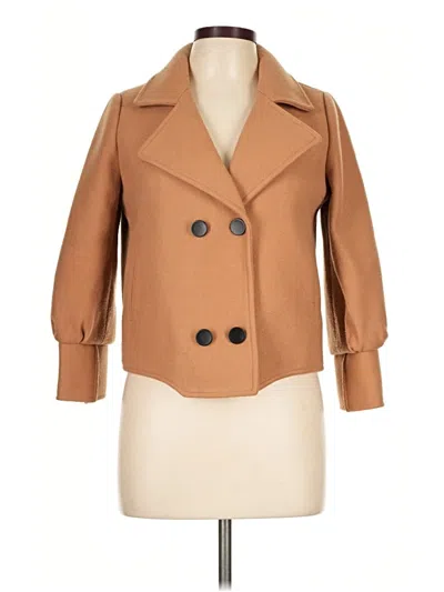 Pre-owned Assorted Brands Coat In Tan