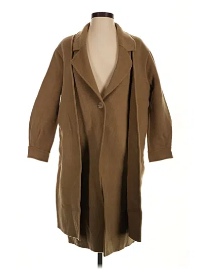 Pre-owned Assorted Brands Coat In Tan