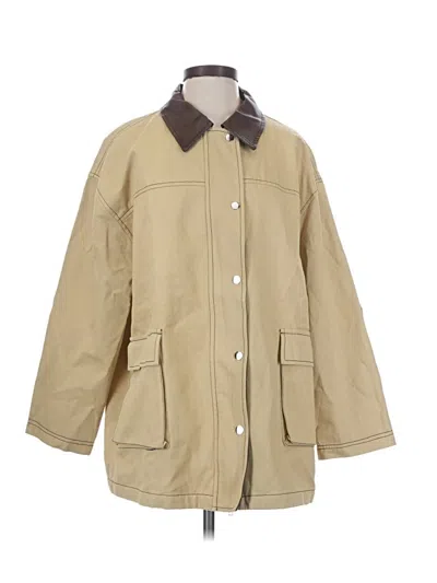 Pre-owned Assorted Brands Coat In Tan