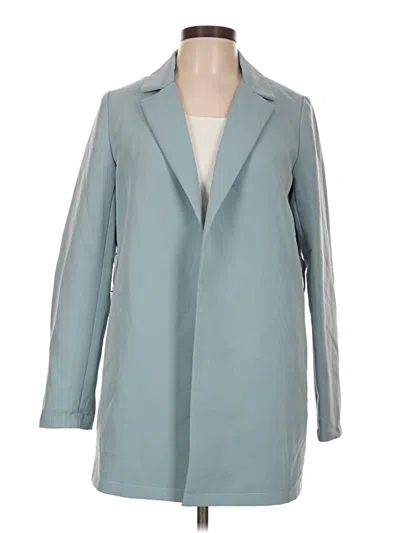 Pre-owned Assorted Brands Coat In Teal