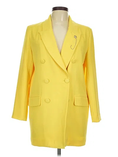 Pre-owned Assorted Brands Coat In Yellow