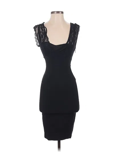 Pre-owned Assorted Brands Cocktail Dress In Black