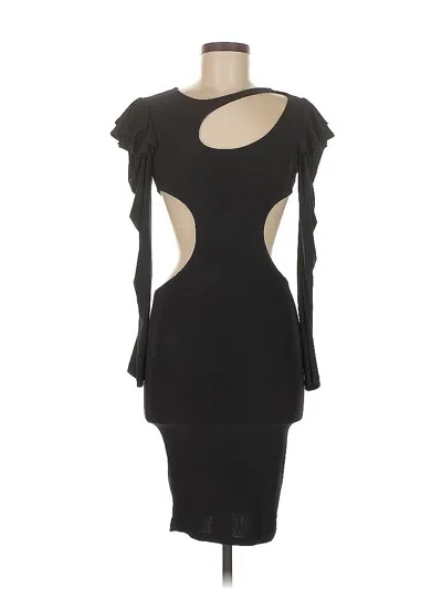 Pre-owned Assorted Brands Cocktail Dress In Black