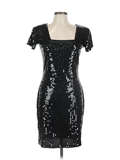 Pre-owned Assorted Brands Cocktail Dress In Black