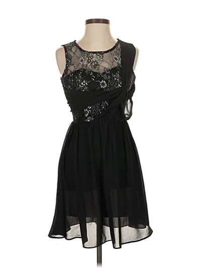 Pre-owned Assorted Brands Cocktail Dress In Black