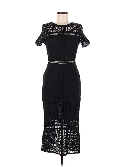 Pre-owned Assorted Brands Cocktail Dress In Black
