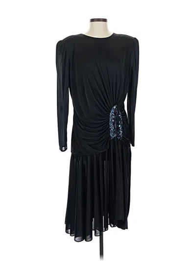Pre-owned Assorted Brands Cocktail Dress In Black