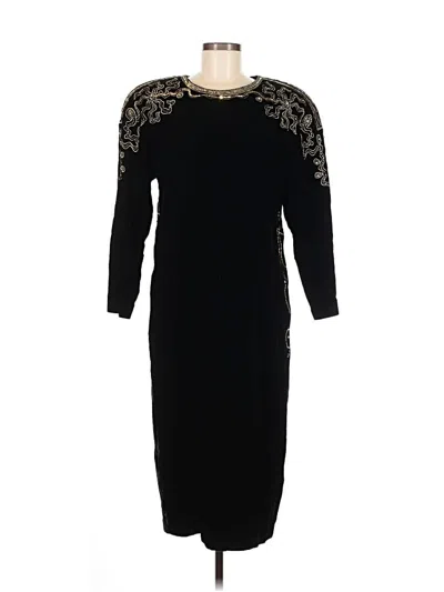 Pre-owned Assorted Brands Cocktail Dress In Black